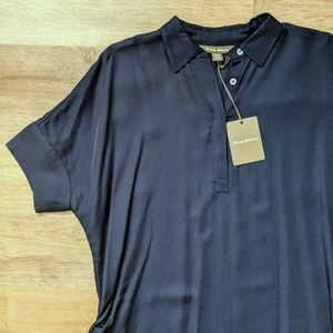 NWT Tommy Bahama Navy Wrap Dress, Size XS